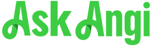 Ask Angi Green Logo